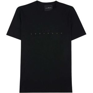 John Richmond, Logo T-Shirt - Casual Garderobe Essential Zwart, Heren, Maat:M