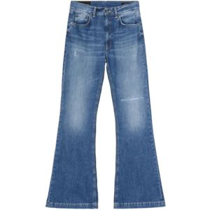 Dondup, Jeans, Dames, Blauw, W27, Flared Olivia Jeans voor Vrouwen