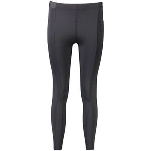 Calvin Klein, Sportieve Zwarte Polyester Leggings met Ritszak Zwart, Dames, Maat:XL