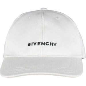 Givenchy, Accessoires, Heren, Wit, ONE Size, Katoen, Witte Katoenen Canvas Pet