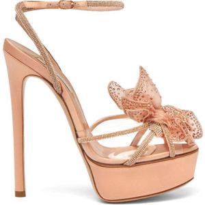 Casadei, Schoenen, Dames, Roze, 39 EU, Bombastische Orchidee Sandaal