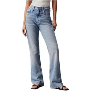 Calvin Klein, Jeans, Dames, Blauw, W27, Denim, Klassieke Denim Jeans voor Dagelijks Gebruik