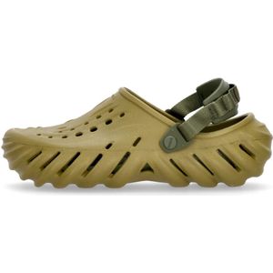 Crocs, Aloe Echo Clog Streetwear Groen, Heren, Maat:41 EU