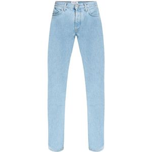 The Attico, Jeans, Dames, Blauw, W28, Katoen, losse spijkerbroek