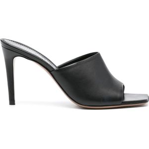 Paris Texas, Zwarte Stiletto Mule Zwart, Dames, Maat:37 EU