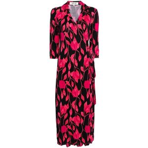 Diane Von Furstenberg, Bloemenprint Wikkeljurk Veelkleurig, Dames, Maat:M