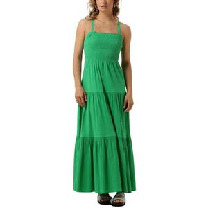 Scotch & Soda, Kleedjes, Dames, Groen, M, Groene Maxi Jurk met Smock Detail