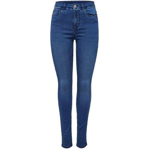 ONLY High Waist Skinny Jeans ONLROYAL Medium Blue Denim Regular