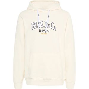 Ball, Largent Hoodie Sweatshirt Off White Beige, Dames, Maat:L