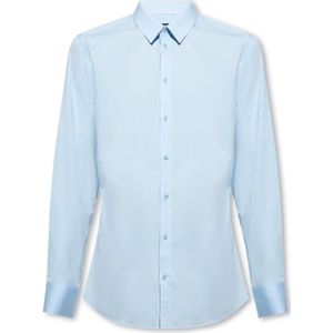 Dolce & Gabbana, Overhemden, Heren, Blauw, 4Xl, Katoen, Klassiek overhemd