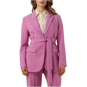 Aaiko, Jassen, Dames, Roze, M, Fuchsia Larina Vis Dames Blazer