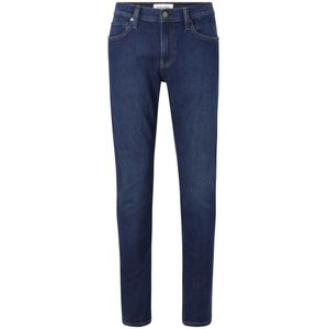 Calvin Klein, Jeans, Heren, Blauw, W36, Katoen, Donkerblauwe Slim Fit Jeans