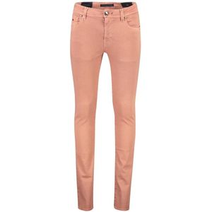 Tramarossa, Broeken, Heren, Roze, W34 L34, Denim, Roze Denim 5-Pocket Jeans