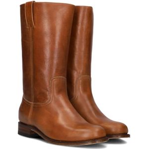 Sendra, Schoenen, Dames, Bruin, 43 EU, Leer, Elegante Cognac Hoge Laarzen