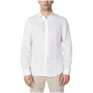 Armani Exchange, Overhemden, Heren, Wit, 2Xl, Herenoverhemd in het wit