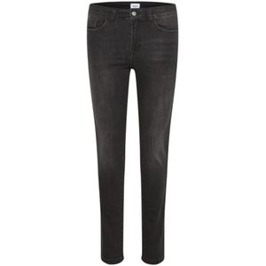 Saint Tropez, Jeans, Dames, Zwart, W32, Denim, Slim Fit Donkergrijze Denim Jeans