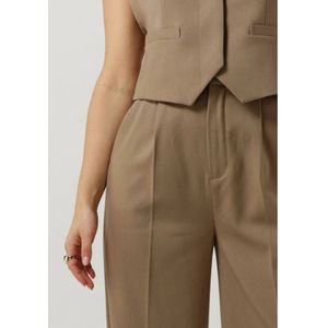 Copenhagen Muse, Broeken, Dames, Bruin, M, Elegante Maatwerk Broek