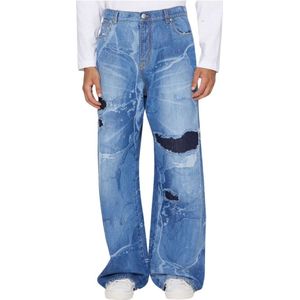 John Richmond, Jeans, Heren, Blauw, W29, Katoen, Jeans
