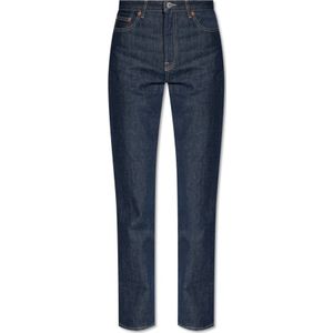 Samsøe Samsøe, Jeans, Dames, Blauw, W25 L32, Liva jeans