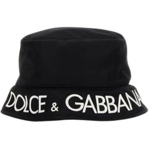 Dolce & Gabbana, Accessoires, Heren, Zwart, 59 CM, Dolce & Gabbana Hat