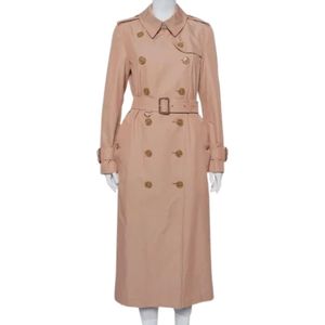 Burberry Vintage, Pre-owned, Dames, Roze, M, Katoen, Pre-owned Cotton outerwear