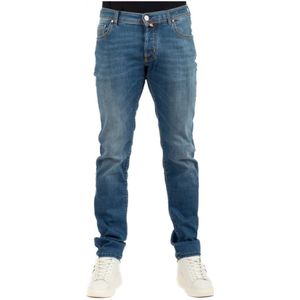 Jacob Cohën, Jeans, Heren, Blauw, W34, Denim, Heren Jeans