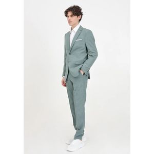 Selected Homme, Broeken, Heren, Groen, S, Wol, Elegante Groene Broek