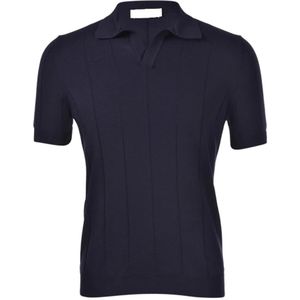 Paolo Fiorillo Capri, Tops, Heren, Blauw, L, Katoen, Polo Shirts