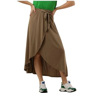 Object, Rokken, Dames, Bruin, S, Polyester, Bruine Midi Rok