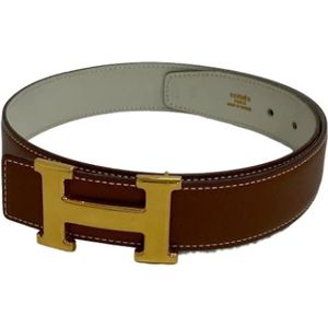 Hermès Vintage, Pre-owned Leather belts Bruin, Dames, Maat:ONE Size