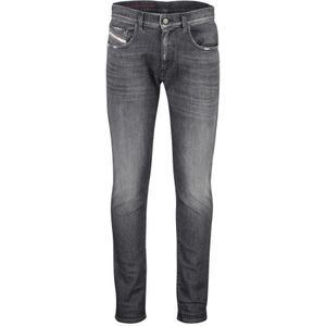 Diesel, Jeans, Heren, Grijs, W38 L34, Katoen, Slim-fit Grijze Jeans voor Heren