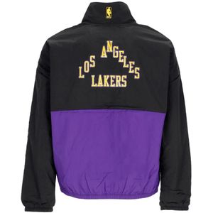 Nike, Jassen, Heren, Zwart, L, Polyester, NBA City Edition Lakers Windbreaker Jack