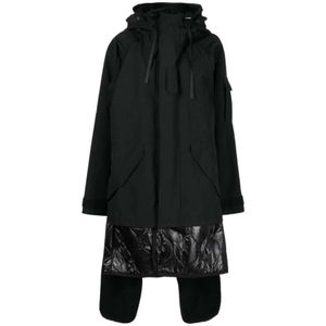 Junya Watanabe, Parkas Zwart, Dames, Maat:M