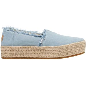 Toms, Schoenen, Dames, Blauw, 39 EU, Lichtblauwe Veterschoenen