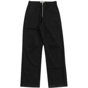 Ambush, Zwarte jeans met rits - zijzakken, riemlussen Zwart, Heren, Maat:L