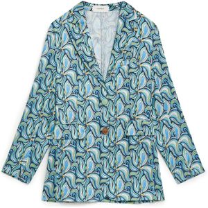 Maliparmi, Blazers Blauw, Dames, Maat:XL