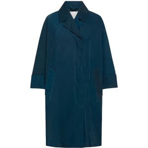 OOF Wear, Mantels, Dames, Blauw, XL, Nylon, Klassieke Nylon Trench Coat