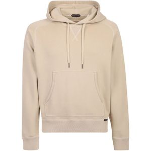 Tom Ford, Sweatshirts & Hoodies, Heren, Beige, L, Katoen, intage hoodie