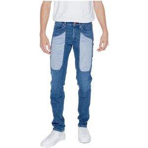 Jeckerson, Jeans, Heren, Blauw, W28, Katoen, Slim Fit Heren Jeans Lente/Zomer Collectie