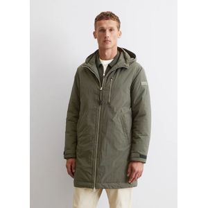 Marc O'Polo, Mantels, Heren, Groen, M, Capuchon parka regular