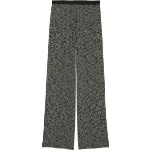 Marc O'Polo, Broeken, Dames, Veelkleurig, M, Spandex, Wijde jerseybroek met all-over print