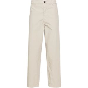 Barena Venezia, Beige Katoenen Twill Broek Beige, Heren, Maat:L