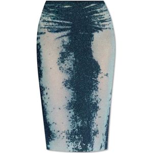 Diesel, M-Begonia rok Blauw, Dames, Maat:M