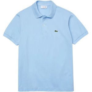 Lacoste, Tops, Heren, Blauw, S, Katoen, Blauw Heren Polo Shirt