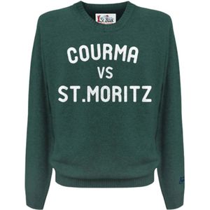 MC2 Saint Barth, Truien, Heren, Groen, XL, Groene Courma vs St. Moritz Trui