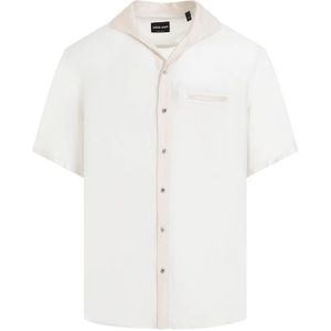 Giorgio Armani, Overhemden, Heren, Wit, L, Brilliant White Overhemd