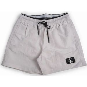 Calvin Klein, Badkleding, Heren, Grijs, L, Polyester, Heren Grijs Boxer Zwemkleding