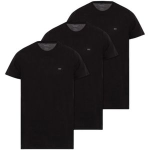 Diesel, Tops, Heren, Zwart, 2Xl, Katoen, ‘Umtee’ T-shirt 3-pack