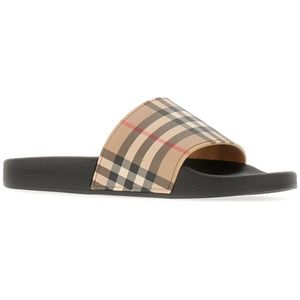 Burberry, Schoenen, Dames, Beige, 36 EU, Comfortabele huisslippers voor ultiem comfort