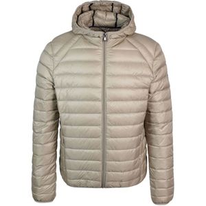 Jott, Gewatteerde Beige Jassen Beige, Heren, Maat:L